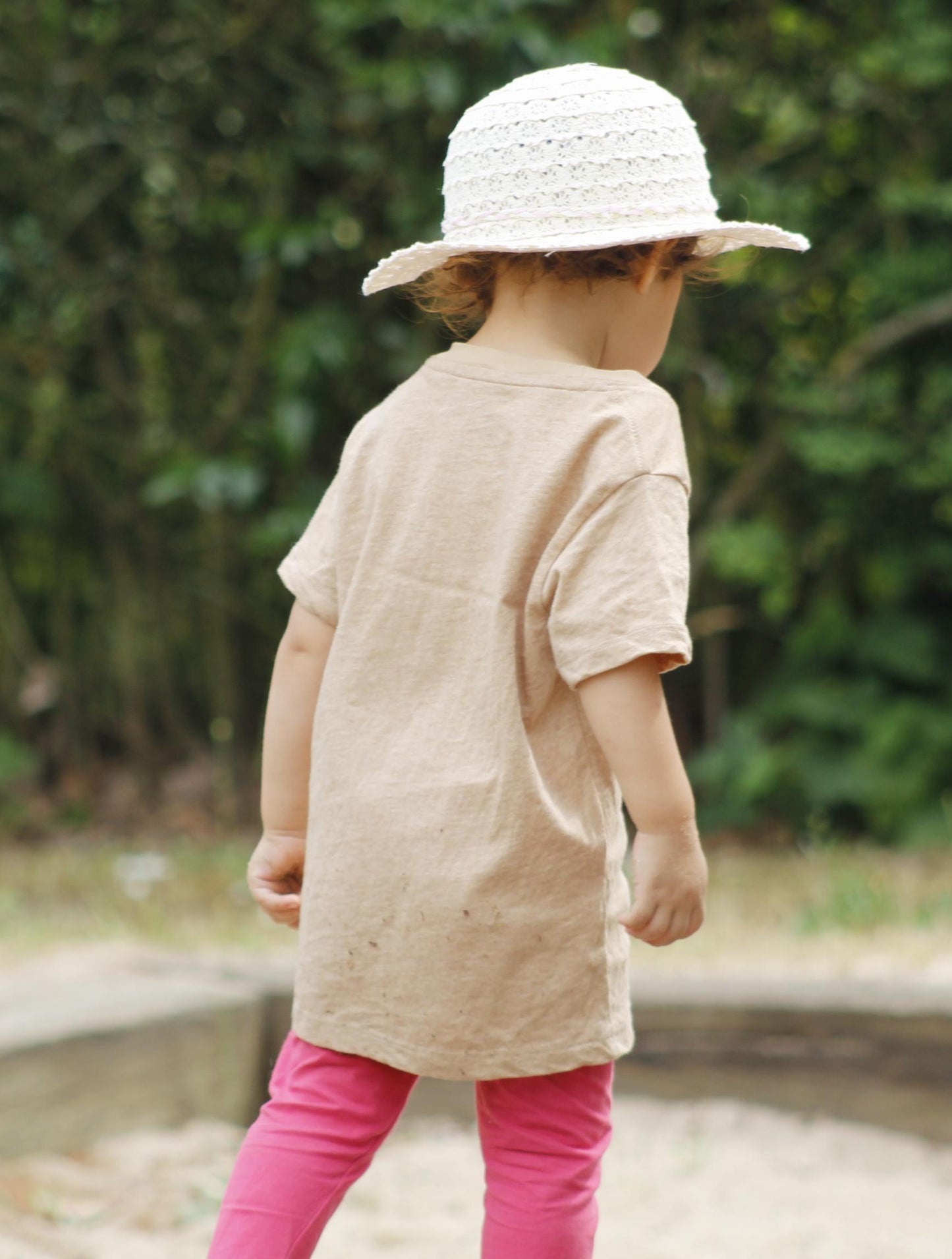 Bio Baumwoll-T-Shirt für Kinder - Ungebleicht - Naturbelassen - Sacred Weavings