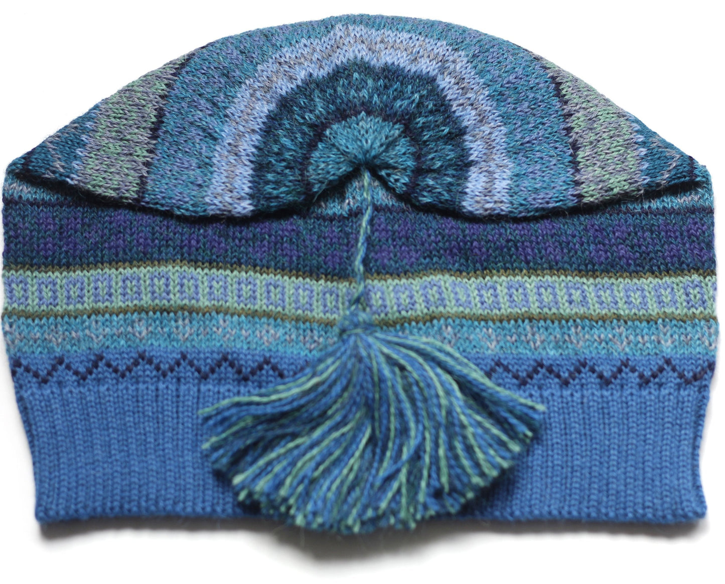 Alpaka Wollmütze - Blauer Himmel - Sacred Weavings
