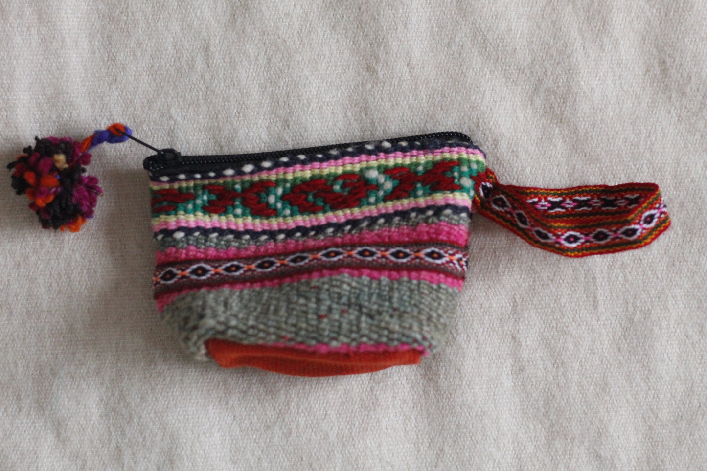 Peruanischer Geldbeutel aus Wolle - Handgefertigt - Sacred Weavings