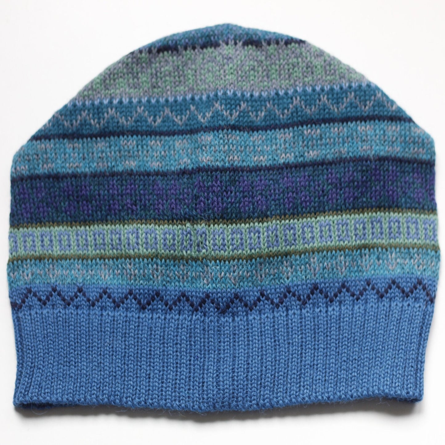 Alpaka Wollmütze - Blauer Himmel - Sacred Weavings