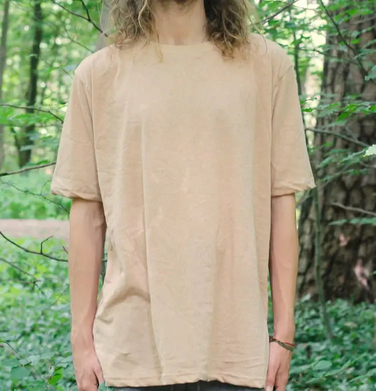 Bio Baumwoll T-Shirt - Naturbelassen, Unisex, Puro Amor - Sacred Weavings 