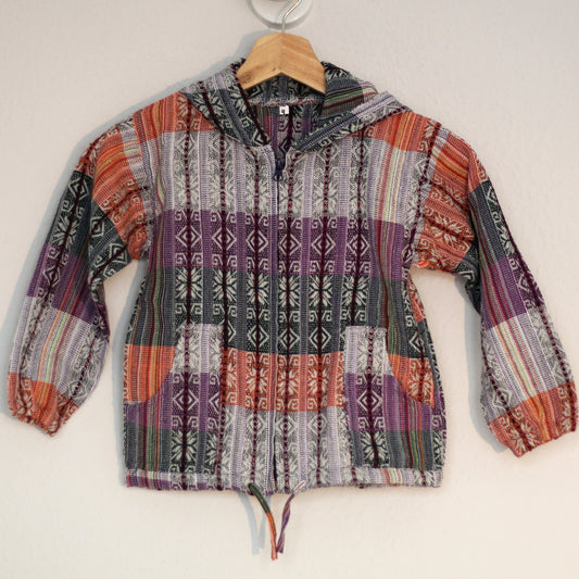 Kids Hoodie | Made in Peru | Ethical Boho Kidswear - Sacred Weavings 