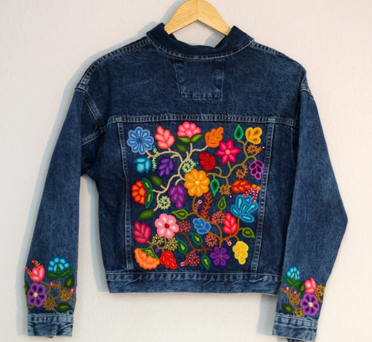Floral Denim Jacket