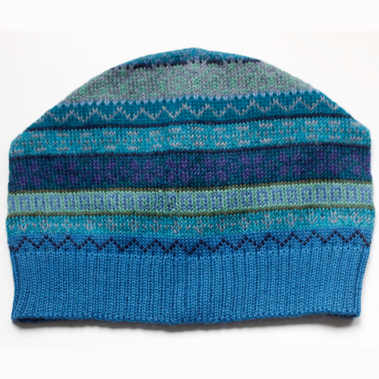 Alpaka Wollmütze - Blauer Himmel - Sacred Weavings 
