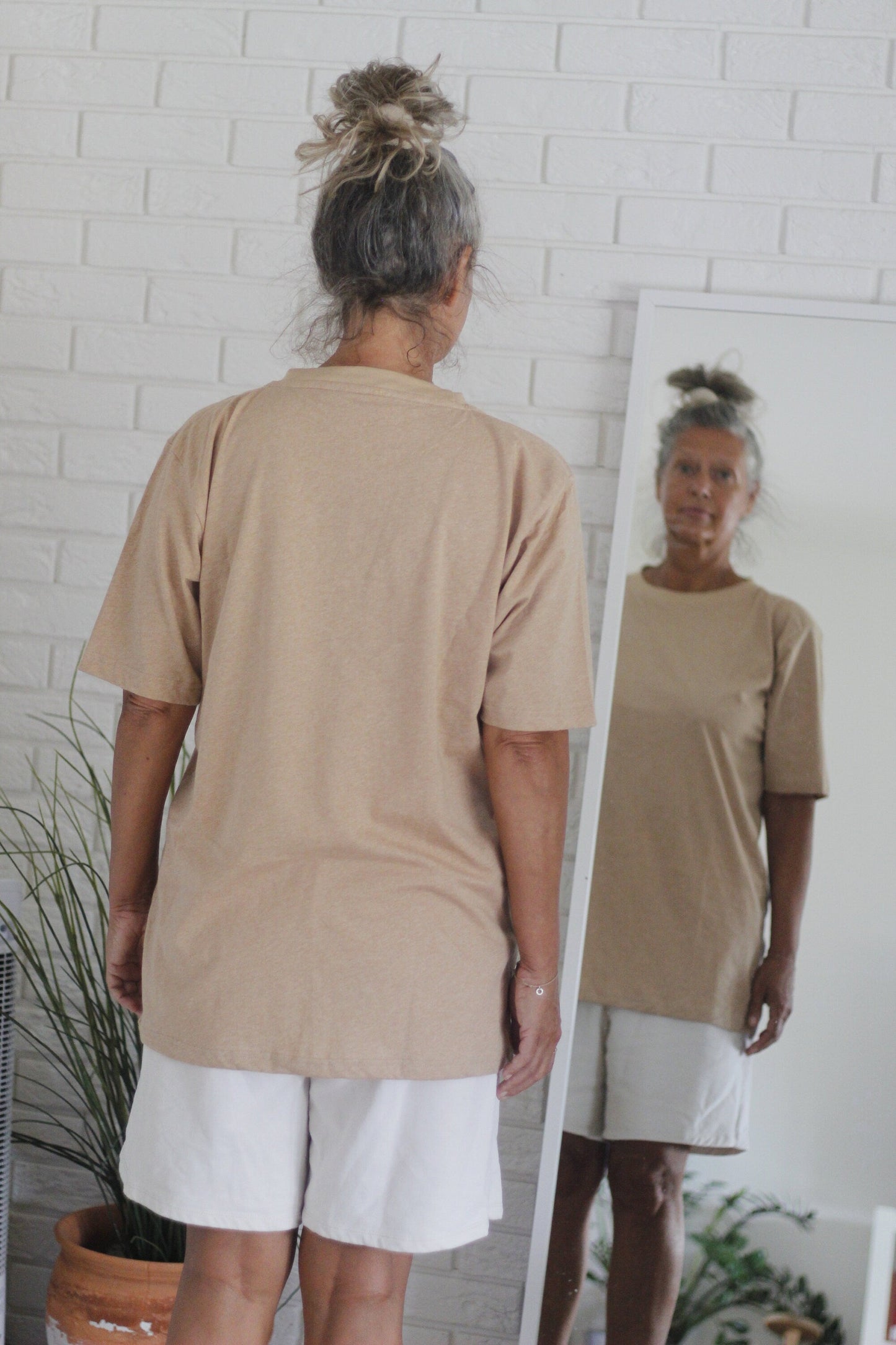 Bio Baumwoll T-Shirt - Naturbelassen, Unisex, Puro Amor - Sacred Weavings 